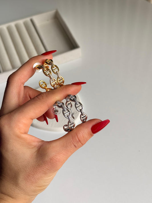 Mariner Zincir Kreol Küpe | GOÉZ