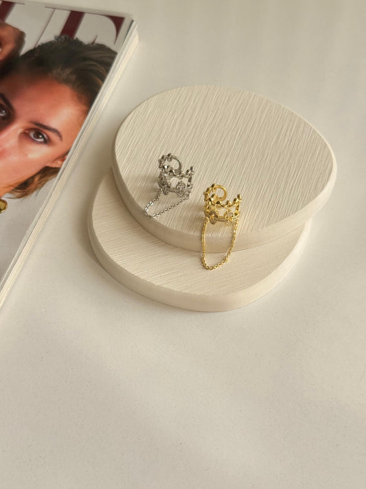 Zincir Detaylı Kıkırdak Küpe | GOÉZ