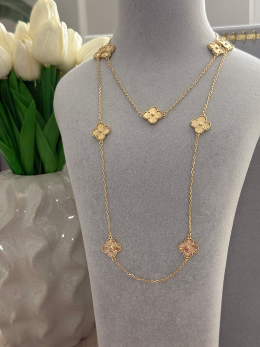 Çok Yonca Uzun Sautoir Kolye | GOÉZ